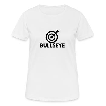 Darts Bullseye - Frauen T-Shirt atmungsaktiv - Weiß - Vorne - AI Model Female 172 dark (172cm)