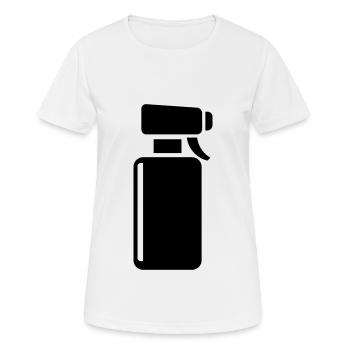 spray stylist - Women's Breathable T-Shirt - white - Front - AI Model Female 172 dark (172cm)