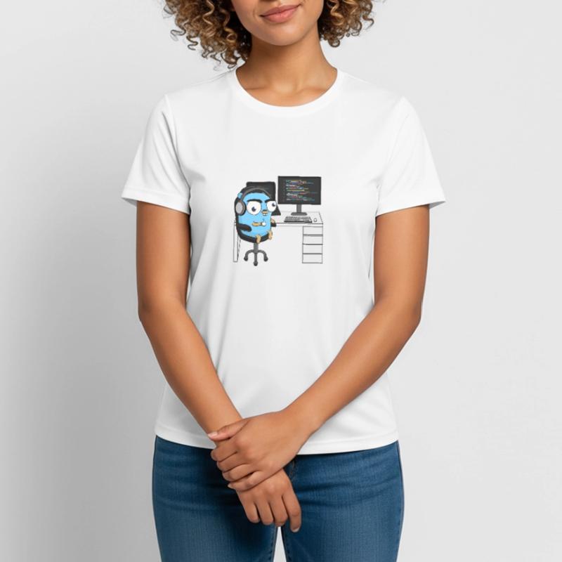 Gopher Coding Women's Breathable T-Shirt