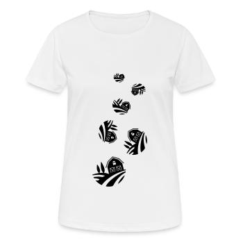 Farm Ernte icon - Frauen T-Shirt atmungsaktiv - Weiß - Vorne - AI Model Female 172 dark (172cm)