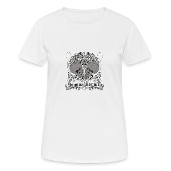 nonour et la loyauté - T-shirt respirant Femme - blanc - Devant - AI Model Female 172 dark (172cm)