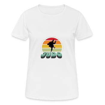 Judo Sports Competitive Person Poison - Women's Breathable T-Shirt - white - Front - AI Model Female 172 dark (172cm)