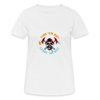Laissez-les mouiller joker ou poison drôle - T-shirt respirant Femme - blanc - Devant - AI Model Female 172 dark (172cm)