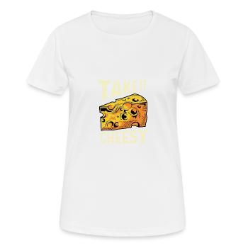 Nimm es kitschig Koch Geschenk - Frauen T-Shirt atmungsaktiv - Weiß - Vorne - AI Model Female 172 dark (172cm)