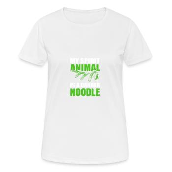 Danger Noodle Year of the Snake Gift - Women's Breathable T-Shirt - white - Front - AI Model Female 172 dark (172cm)