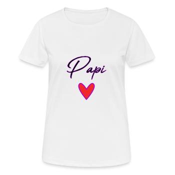 GRANDPA. DAD. FATHER'S DAY. HAPPY FATHER'S DAY - Women's Breathable T-Shirt - white - Front - AI Model Female 172 dark (172cm)
