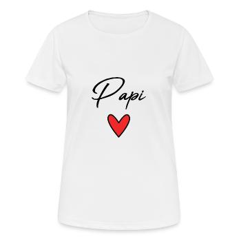GRANDPA. DAD. FATHER'S DAY. HAPPY FATHER'S DAY - Women's Breathable T-Shirt - white - Front - AI Model Female 172 dark (172cm)