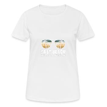 East Beach Welcome to Freiheitserlaub - Women's Breathable T-Shirt - white - Front - AI Model Female 172 dark (172cm)