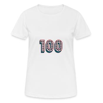 HAPPY BIRTHDAY. HAPPY BIRTHDAY. ANNIVERSARY. - Women's Breathable T-Shirt - white - Front - AI Model Female 172 dark (172cm)