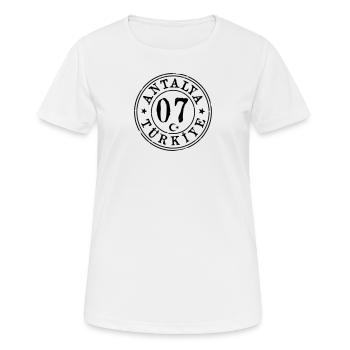Antalya 07 Millésime - T-shirt respirant Femme - blanc - Devant - AI Model Female 172 dark (172cm)