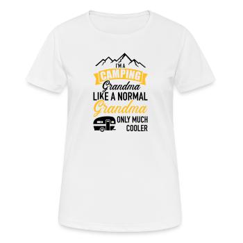 Caravane - T-shirt respirant Femme - blanc - Devant - AI Model Female 172 dark (172cm)