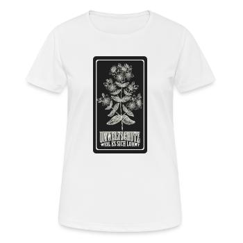 Shirt Umweltschutz nachhaltig Geschenk Natur - Frauen T-Shirt atmungsaktiv - Weiß - Vorne - AI Model Female 172 dark (172cm)