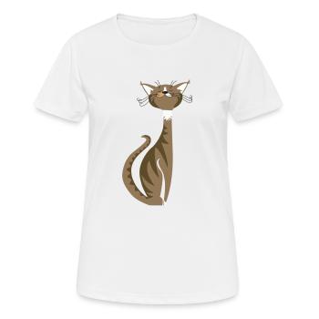 Molly Sue - T-shirt respirant Femme - blanc - Devant - AI Model Female 172 dark (172cm)