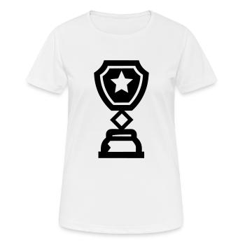 trophée - T-shirt respirant Femme - blanc - Devant - AI Model Female 172 dark (172cm)