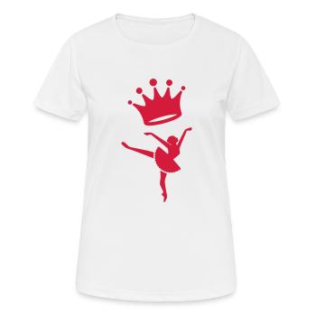 Tanz Musik Tänzer Ballett Oper - Frauen T-Shirt atmungsaktiv - Weiß - Vorne - AI Model Female 172 dark (172cm)