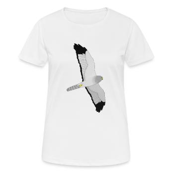 Busard Saint Martin - T-shirt respirant Femme - blanc - Devant - AI Model Female 172 dark (172cm)