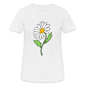 daisy - Women's Breathable T-Shirt - white - Front - AI Model Female 172 dark (172cm)