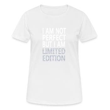 Je suis unique - T-shirt respirant Femme - blanc - Devant - AI Model Female 172 dark (172cm)
