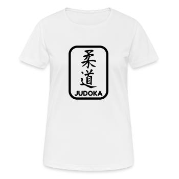 Judo / Judoka / Kampfkunst / Martial Art - Women's Breathable T-Shirt - white - Front - AI Model Female 172 dark (172cm)