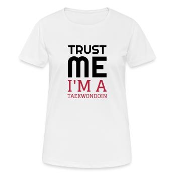 Taekwondo Taekwondoin Tae-Kwon-Do Tae Kwon Do - Women's Breathable T-Shirt - white - Front - AI Model Female 172 dark (172cm)