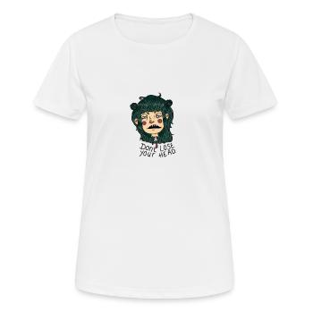 Verliere den Kopf nicht. - Frauen T-Shirt atmungsaktiv - Weiß - Vorne - AI Model Female 172 dark (172cm)