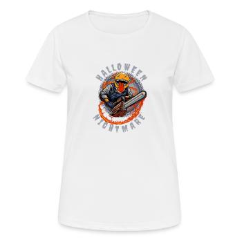 HALLOWEEN NIGHTMARE !! - Women's Breathable T-Shirt - white - Front - AI Model Female 172 dark (172cm)