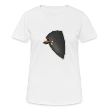 Le petit massage de Cupidon - T-shirt respirant Femme - blanc - Devant - AI Model Female 172 dark (172cm)