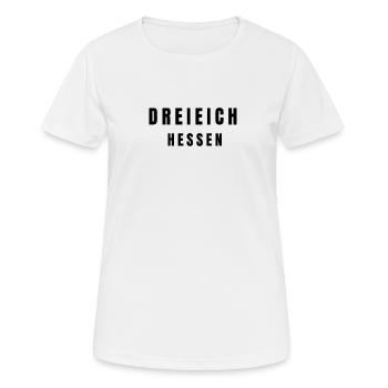 Dreieich, Hesse - T-shirt respirant Femme - blanc - Devant - AI Model Female 172 dark (172cm)