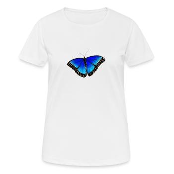 Butterfly - Women's Breathable T-Shirt - white - Front - AI Model Female 172 dark (172cm)