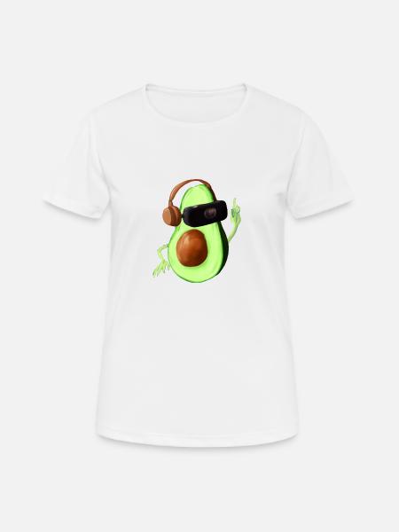 Avocado _ 02 - Women's Breathable T-Shirt - white