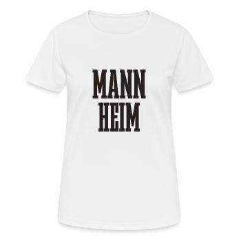 Mannheim - Women's Breathable T-Shirt - white - Front - AI Model Female 172 dark (172cm)