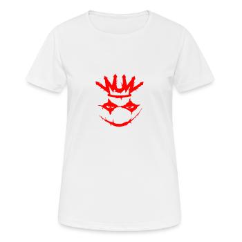 wuw joker - Frauen T-Shirt atmungsaktiv - Weiß - Vorne - AI Model Female 172 dark (172cm)