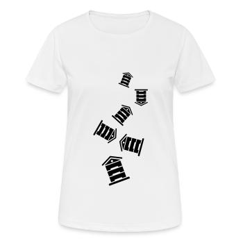 Honig Imker - Frauen T-Shirt atmungsaktiv - Weiß - Vorne - AI Model Female 172 dark (172cm)