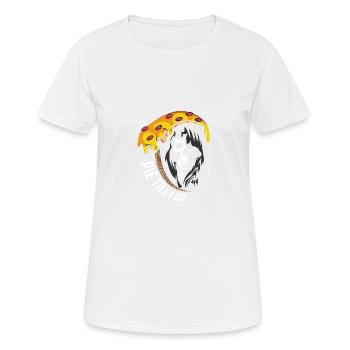 Kuchen bis ich sterbe Feinschmecker Gift - Frauen T-Shirt atmungsaktiv - Weiß - Vorne - AI Model Female 172 dark (172cm)