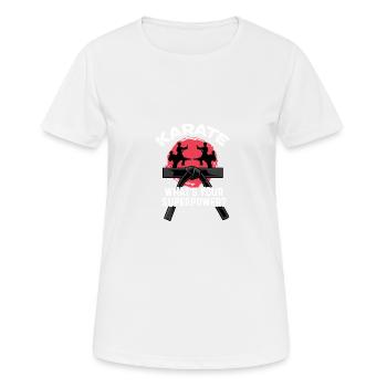 What is your superpower? Karate Master Poison - Women's Breathable T-Shirt - white - Front - AI Model Female 172 dark (172cm)