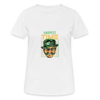 Harvest Time Stoner Poison - Women's Breathable T-Shirt - white - Front - AI Model Female 172 dark (172cm)