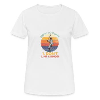 How to Ask Vintage Quote Beats No Thing f - Women's Breathable T-Shirt - white - Front - AI Model Female 172 dark (172cm)