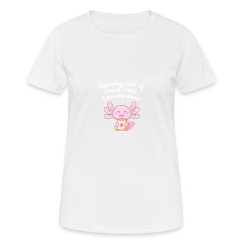 Des petites conversations de collègues introvertis - T-shirt respirant Femme - blanc - Devant - AI Model Female 172 dark (172cm)