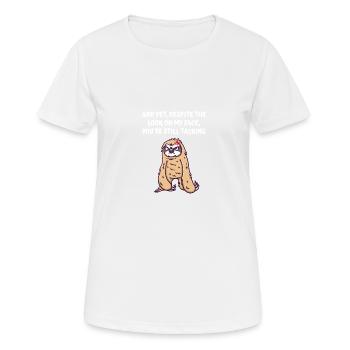 Despite my appearance, you're still talking funny - Women's Breathable T-Shirt - white - Front - AI Model Female 172 dark (172cm)