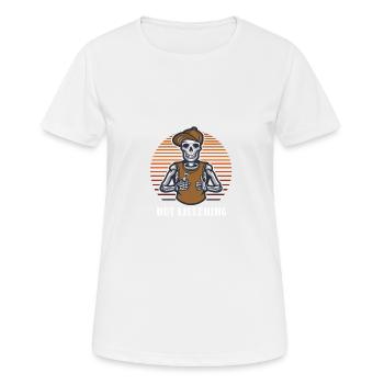 Not listening funny sarcastic humor -sarcasmu - Women's Breathable T-Shirt - white - Front - AI Model Female 172 dark (172cm)