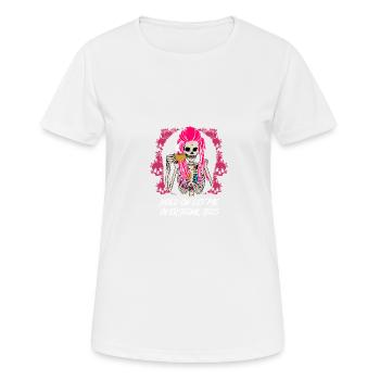Let me have this funny sarcastic humo - Women's Breathable T-Shirt - white - Front - AI Model Female 172 dark (172cm)