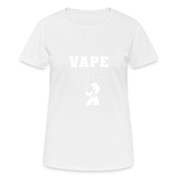 Vape Squad Vape Store -Besitzer Gift - Frauen T-Shirt atmungsaktiv - Weiß - Vorne - AI Model Female 172 dark (172cm)