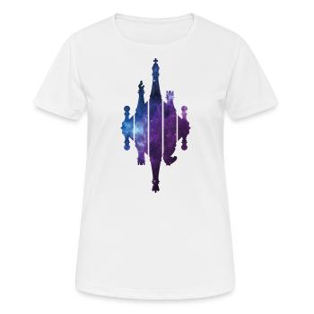 CHESS CHESS PLAYERS CHESS PIECES - Women's Breathable T-Shirt - white - Front - AI Model Female 172 dark (172cm)
