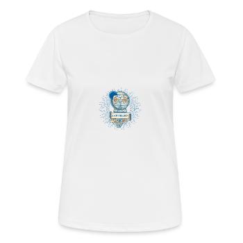 Le robinet - T-shirt respirant Femme - blanc - Devant - AI Model Female 172 dark (172cm)