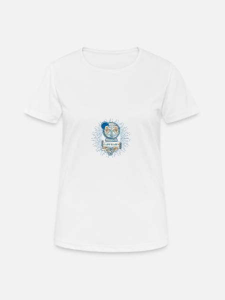 Der Zapfhahn Bierspruch - Frauen T-Shirt atmungsaktiv - Weiß