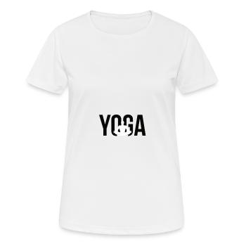 Yoga Man - Women's Breathable T-Shirt - white - Front - AI Model Female 172 dark (172cm)