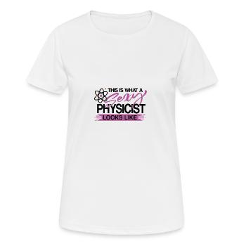 Physics - Women's Breathable T-Shirt - white - Front - AI Model Female 172 dark (172cm)