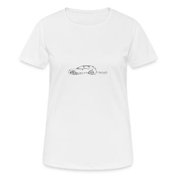 De quel genre de break s’agit-il ??! - T-shirt respirant Femme - blanc - Devant - AI Model Female 172 dark (172cm)