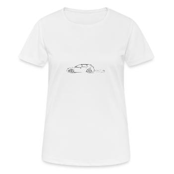 RS4 B5 - Qu’est-ce que c’est que ce break ??! - T-shirt respirant Femme - blanc - Devant - AI Model Female 172 dark (172cm)