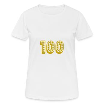 ANNIVERSARY. HAPPY BIRTHDAY. HAPPY BIRTHDAY - Women's Breathable T-Shirt - white - Front - AI Model Female 172 dark (172cm)